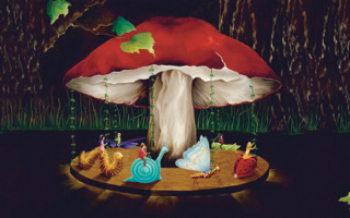 Red Mushroom Carousel
